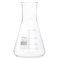 Fioles erlenmeyer Pyrex col large