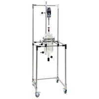 Bâtis inox sur roulettes pour réacteurs jusqu'à 6 ℓ