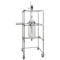 Bâtis inox sur roulettes pour réacteurs jusqu'à 20 ℓ