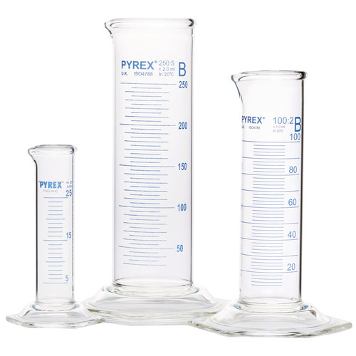 Eprouvettes Pyrex usage intensif forme basse