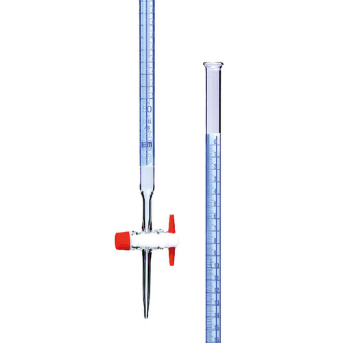 Burettes Hirschmann classe AS robinet PTFE