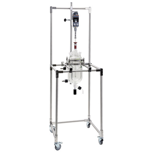 Bâtis inox sur roulettes pour réacteurs jusqu