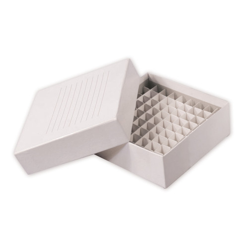 Boîte de congélation en carton pour cryotubes 1 à 2 ml - Matériel